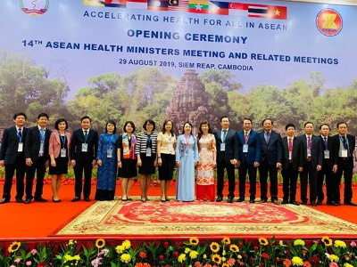 Cục An toàn thực phẩm tháp tùng Bộ trưởng Bộ Y tế tham dự Hội nghị Bộ trưởng Y tế Asean lần thứ 14 và các hội nghị liên quan